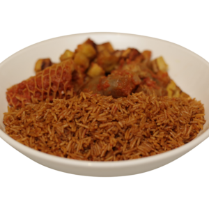 Jollof Rice and Beef- Mighty Ethnic Foods