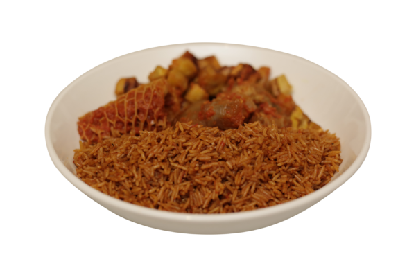 Jollof Rice and Beef- Mighty Ethnic Foods