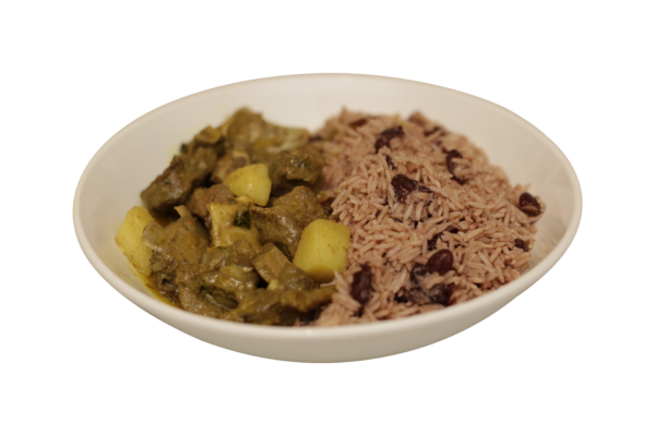 Rice Peas and Curry Goat - Mighty Ethnic Foods