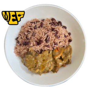 Rice Peas and Curry Goat - Mighty Ethnic Foods