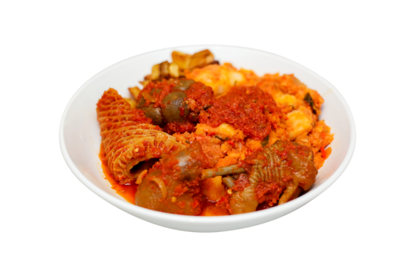 Yam Pottage and Assorted Meat- Mighty Ethnic Foods